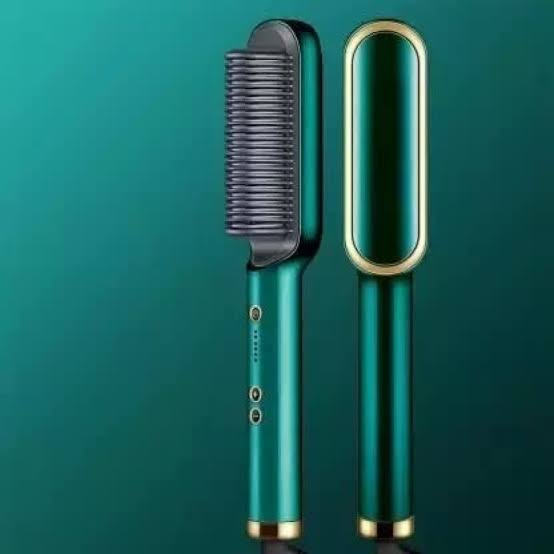 Electric hair straightener comb