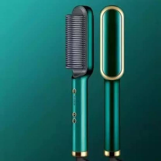 Electric hair straightener comb