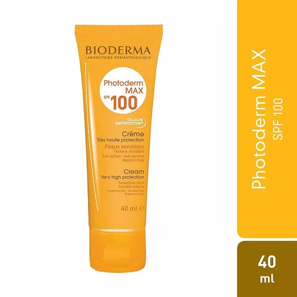 Bioderma Photoderm Max SPF 100 Tinted Sun cream For Sensitive Skin 40 ml - Light