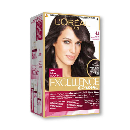 Loreal Professional Excellence Cream Hair Color 4.1 Profound Brown