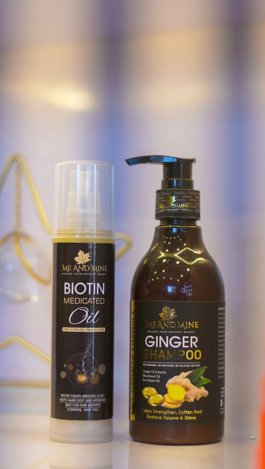 Me and Mine Medicated Biotin Herbal Oil