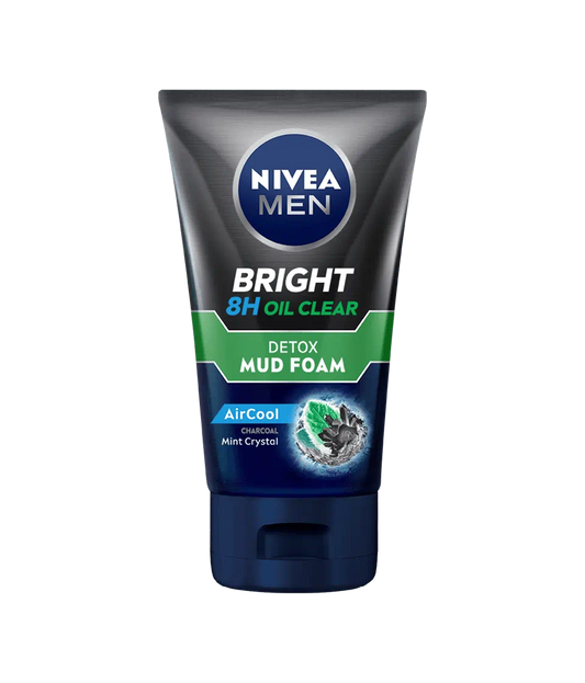 NIVEA Men Bright Oil Clear Mud Foam